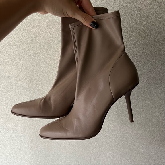 Zara Sock Style Ankle Heeled Booties - Picture 10 of 10
